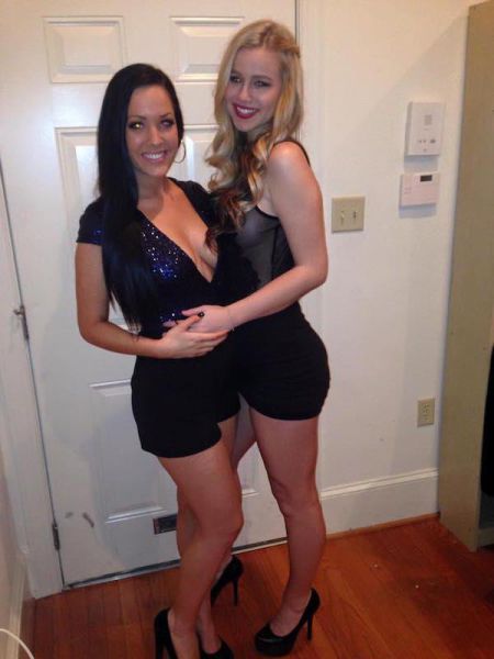 Woman Look Hot Wearing Mesh Clothing