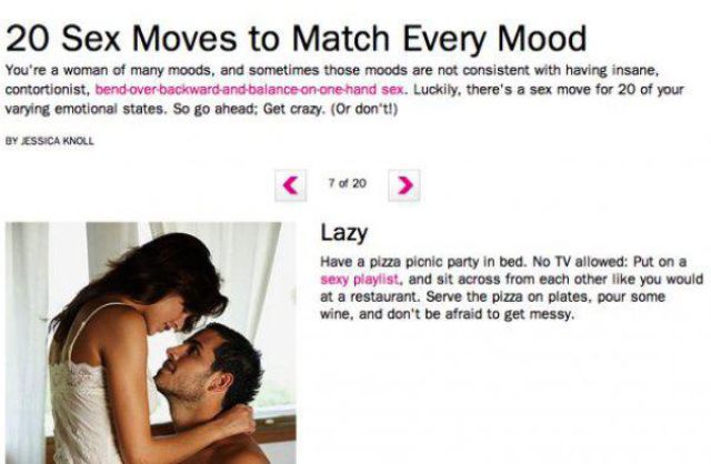 Sex Advice That You Definitely Should Not Follow