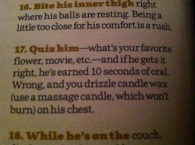 Sex Advice That You Definitely Should Not Follow