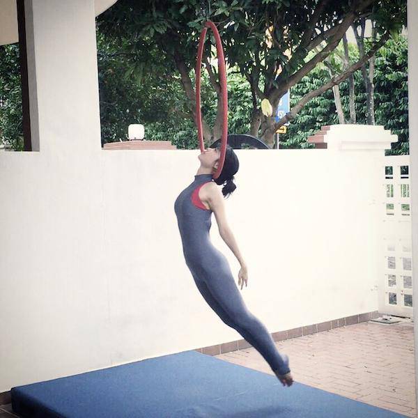 This Bendy Girl Has All Kinds of Skills in the Air