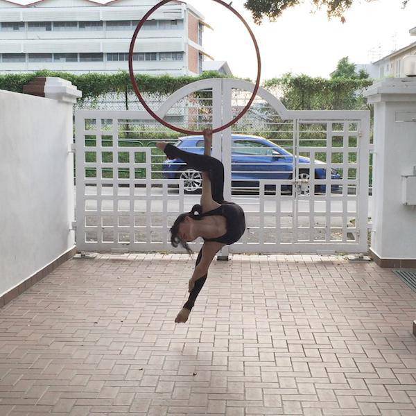 This Bendy Girl Has All Kinds of Skills in the Air