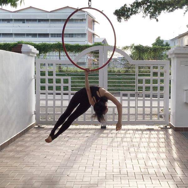 This Bendy Girl Has All Kinds of Skills in the Air