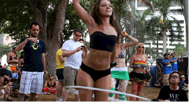 These Ladies Have Some Hula Hooping Skills