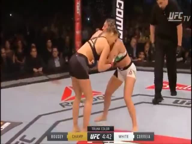 Ronda Rousey Owns Bethe Correia in 34 Seconds