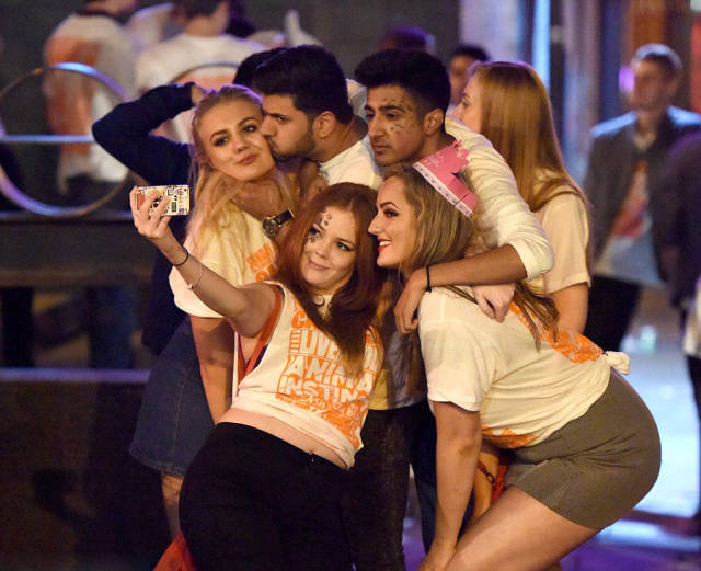 British Students Engage in a Little Drunken Debauchery