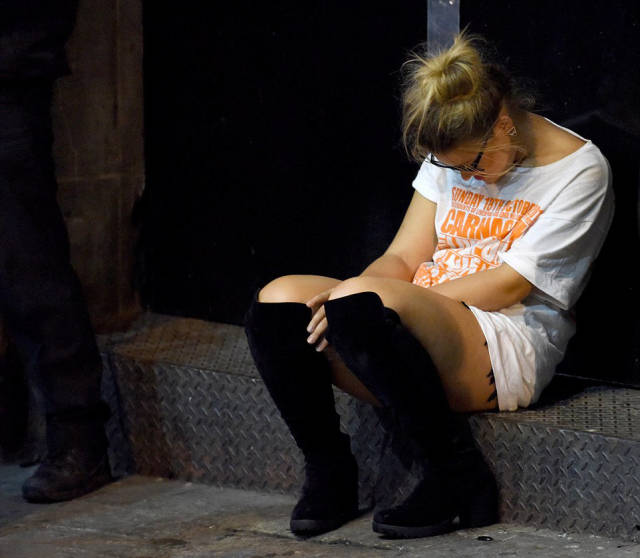 British Students Engage in a Little Drunken Debauchery