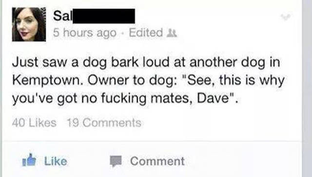 A Few Oh Sh#t Situations