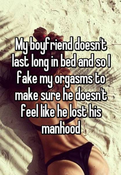Women Reveal Why They Fake Orgasms