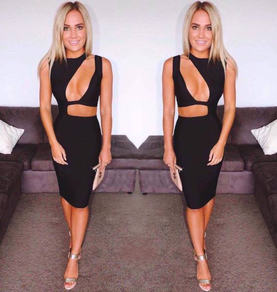 Oh My, Those Tight Dresses