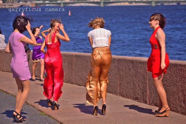 Wind Makes A Photo Session Irresistibly Naughty