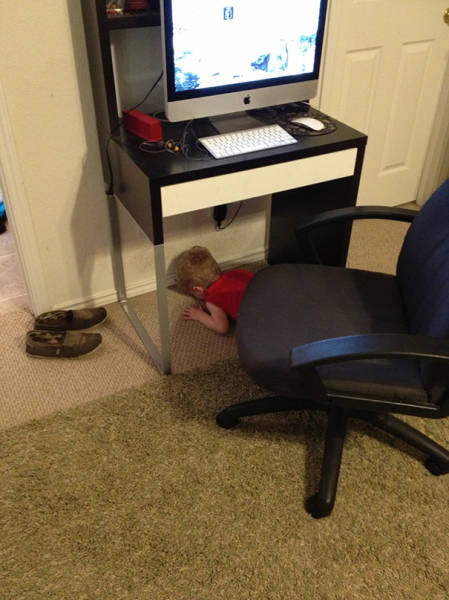 Kids That Totally Suck At Hide And Seek