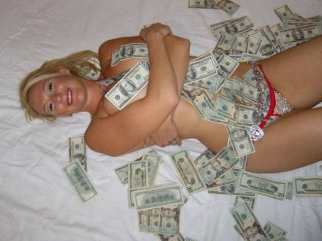 Strippers Showing Off Their Money