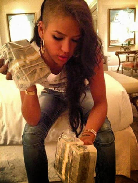 Strippers Showing Off Their Money