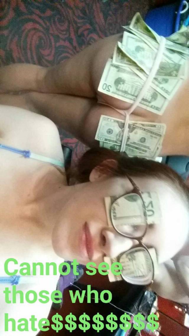 Strippers Showing Off Their Money