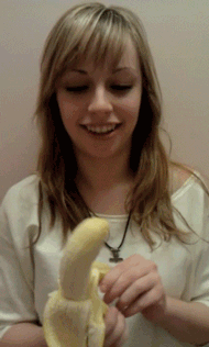 When Girls Eat Bananas It Looks Very... Um... Yummy