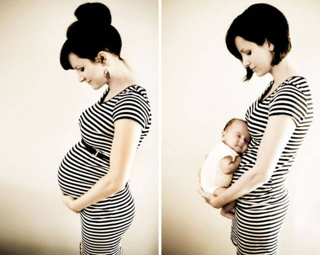Awesome Photos Before And After Giving Birth