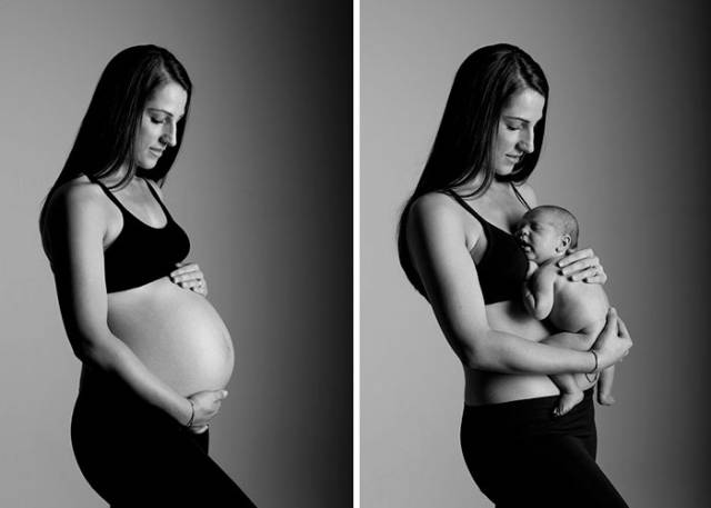 Awesome Photos Before And After Giving Birth