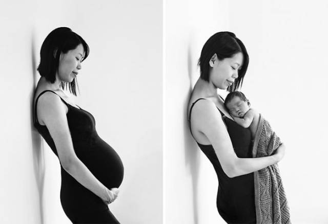 Awesome Photos Before And After Giving Birth