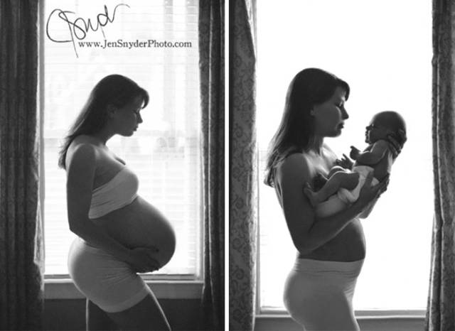 Awesome Photos Before And After Giving Birth