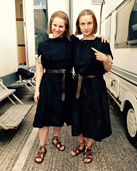 Actors With Their Stunt Doubles