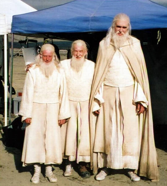 Actors With Their Stunt Doubles