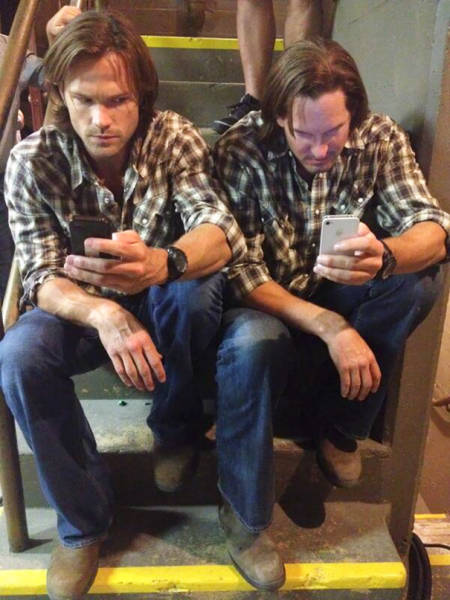 Actors With Their Stunt Doubles