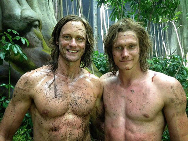 Actors With Their Stunt Doubles