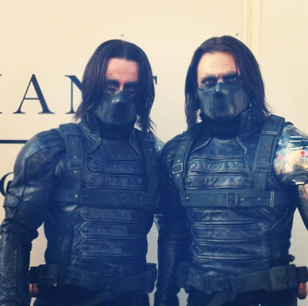 Actors With Their Stunt Doubles