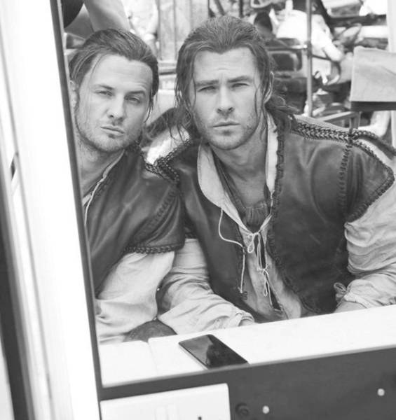 Actors With Their Stunt Doubles