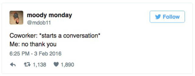 Tweets That Reveal What Introverts Think