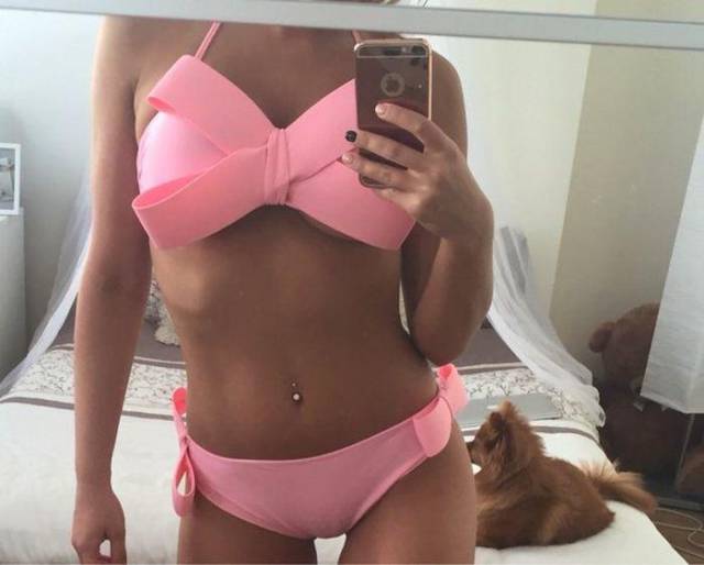 Girls Showing Off Their New Lingerie They Just Bought