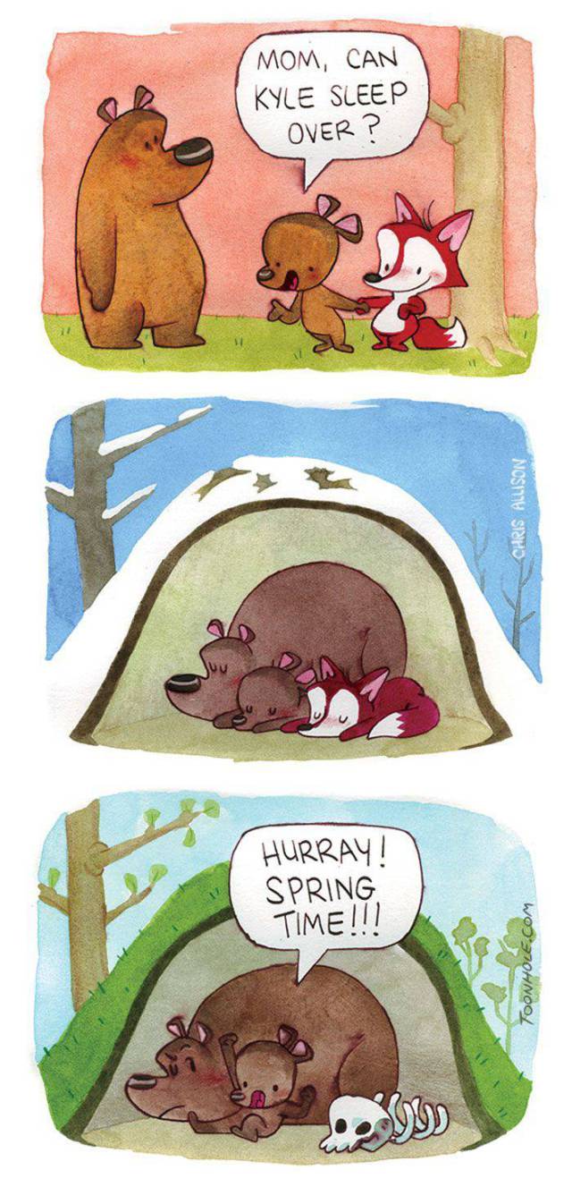 Funny Cartoons With Unexpected Ending