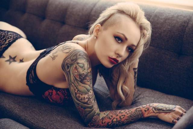 Hot and Hardcore Tattooed Girls