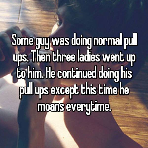 Really Strange Things People Saw At The Gym