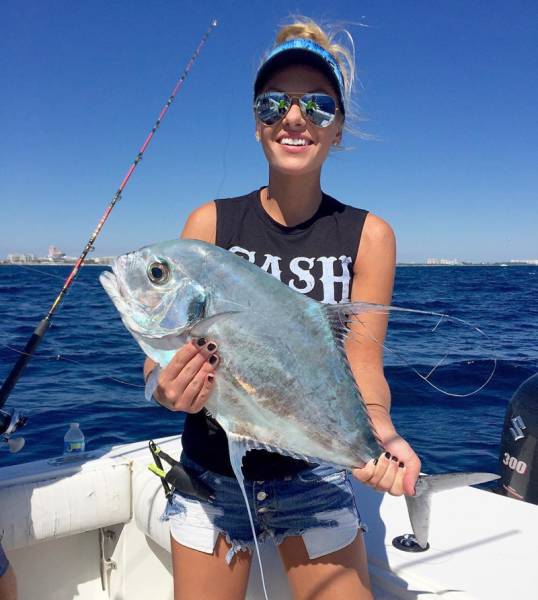 Stunning Blonde Who Loves Fishing In Bikini