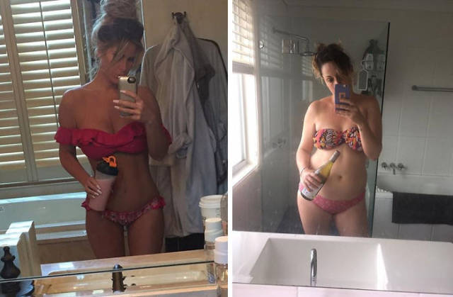 Woman Continues To Recreate Hilarious Celebrity Photos