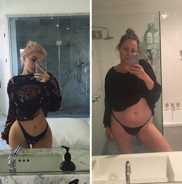 Woman Continues To Recreate Hilarious Celebrity Photos