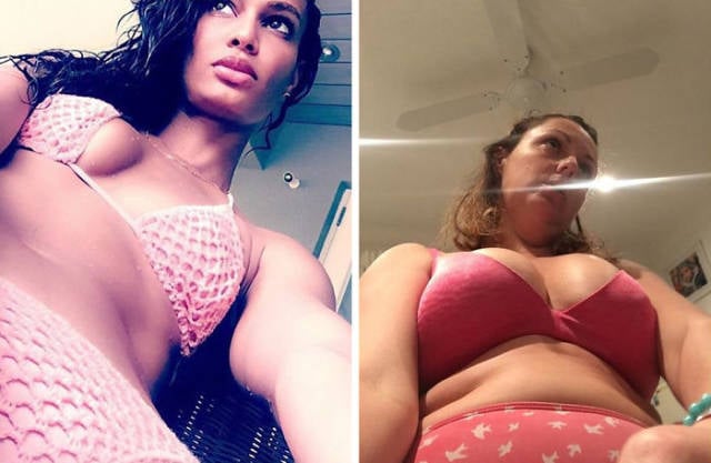 Woman Continues To Recreate Hilarious Celebrity Photos