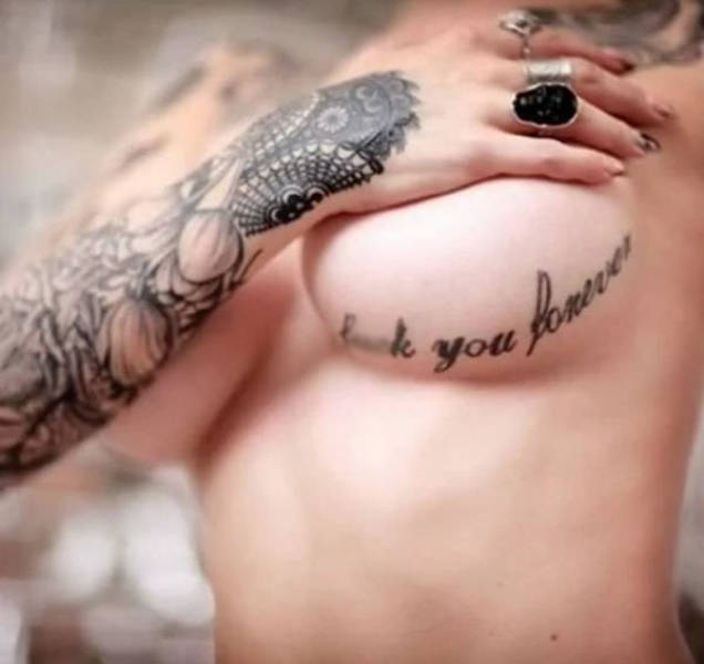 These Underboob Tattoos Are Very Pleasing To The Eye