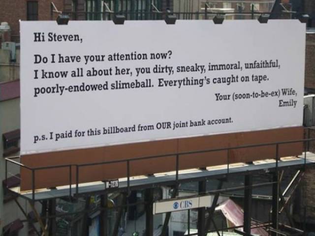 Justice Triumphs Every Time A Cheater Gets Revealed